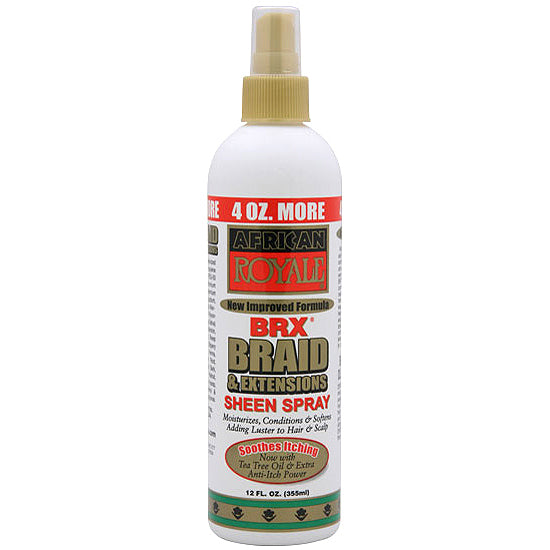 African Royale BRX Braid & Extensions Sheen Spray 12oz