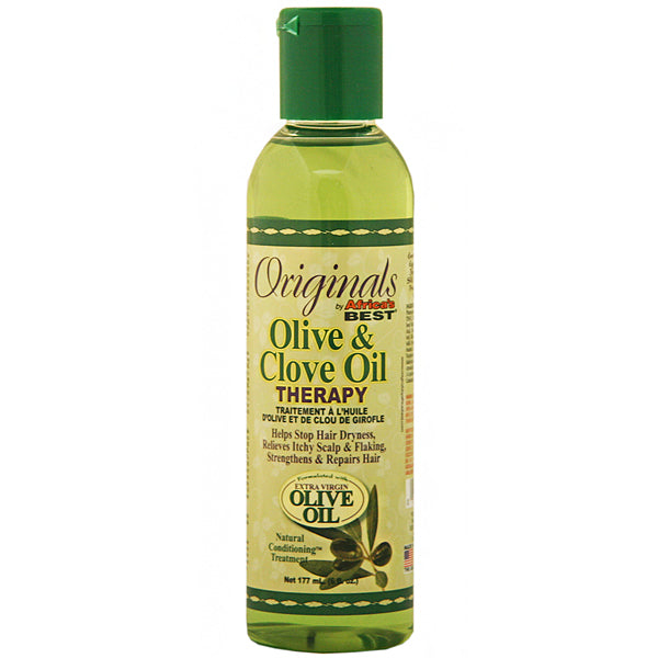 Africa's Best Olive & Clove Oil Therapy Treatment 6oz