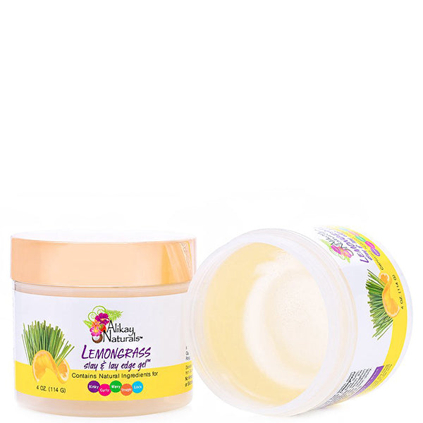 Alikay Naturals Lemongrass Stay & Lay Edge Gel 4oz