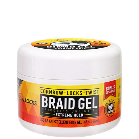 All Day Locks Extreme Hold Braid Gel 5oz