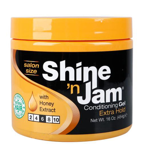 Ampro PRO STYL Shine n Jam Conditioning Gel Extra Hold with Honey 16oz