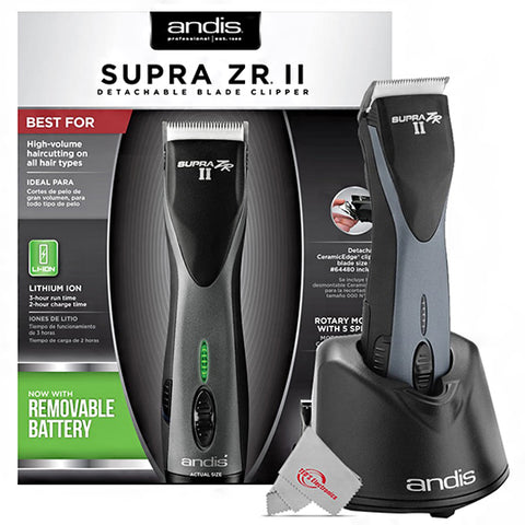 Andis #79005 Supra ZR II Cordless Detachable Blade Clipper