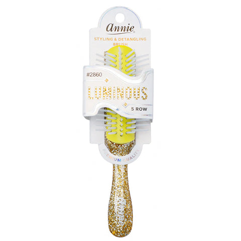 Annie #2860 Luminous 5 Row Styling Brush Assorted Colors