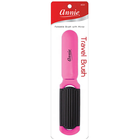 Annie #331 Travel Folding Brush with Mirror