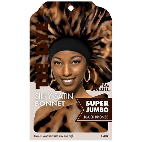 Annie Ms. Remi #4526 Tie Dye Silky Satin Bonnet S - Jumbo Assorted