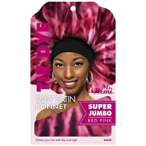 Annie Ms. Remi #4526 Tie Dye Silky Satin Bonnet S - Jumbo Assorted