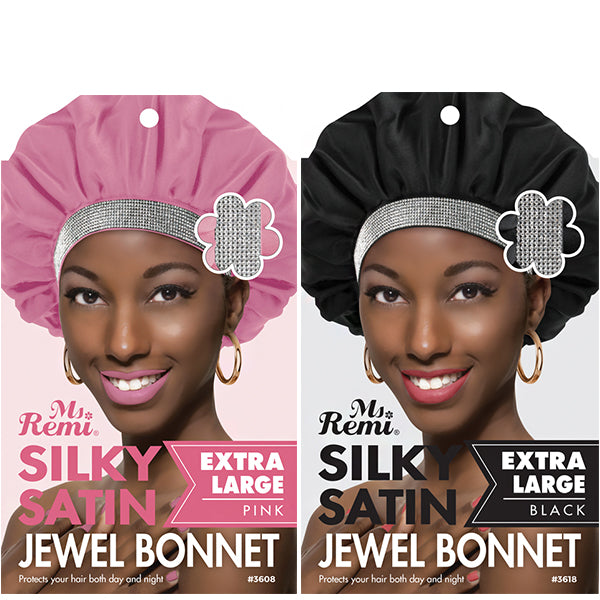 Annie Ms. Remi Silky Satin Jewel Bonnet Extra Large