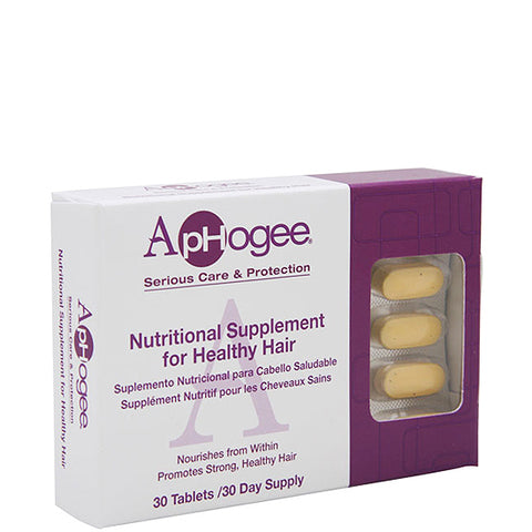 ApHogee Nutritional Supplement For Healthy Hair 30Tablets