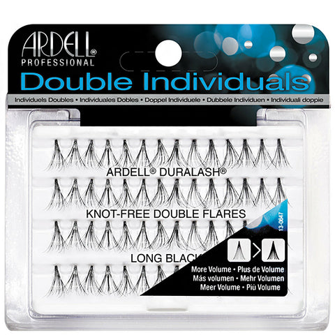 Ardell Double Individuals Knot Free Double Flares Long Black