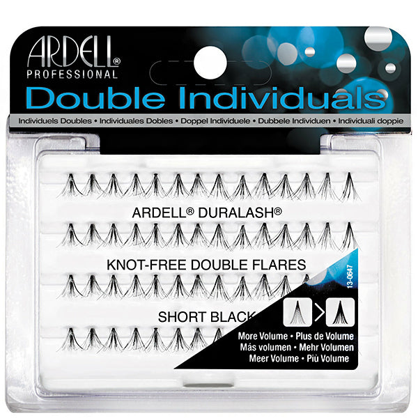 Ardell Double Individuals Knot Free Double Flares Short Black