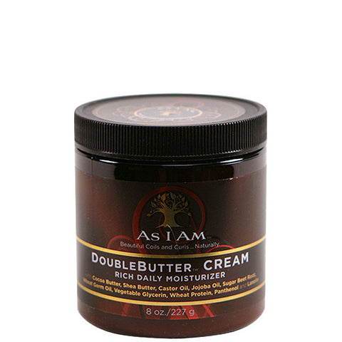 As I Am Double Butter Cream Rich Daily Moisturizer 8oz
