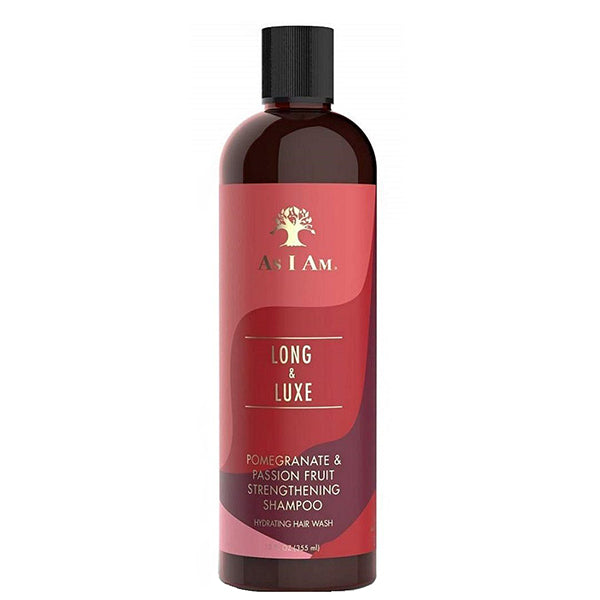 As I Am Long and Luxe Pom Passion Fruit Strengthening Shampoo 12oz