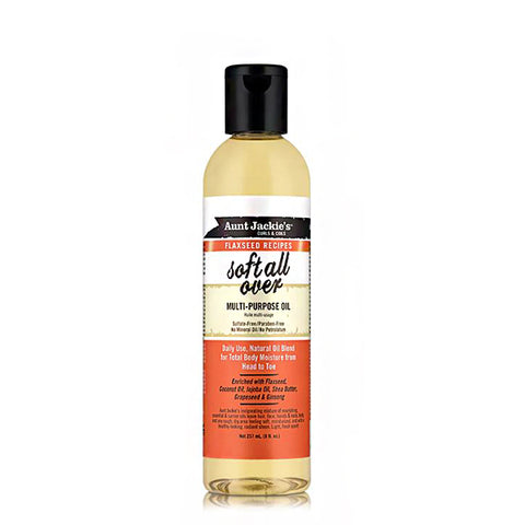 Aunt Jackie''s C & C Flaxseed Recipes Soft All Over M-Purpose Oil 8oz