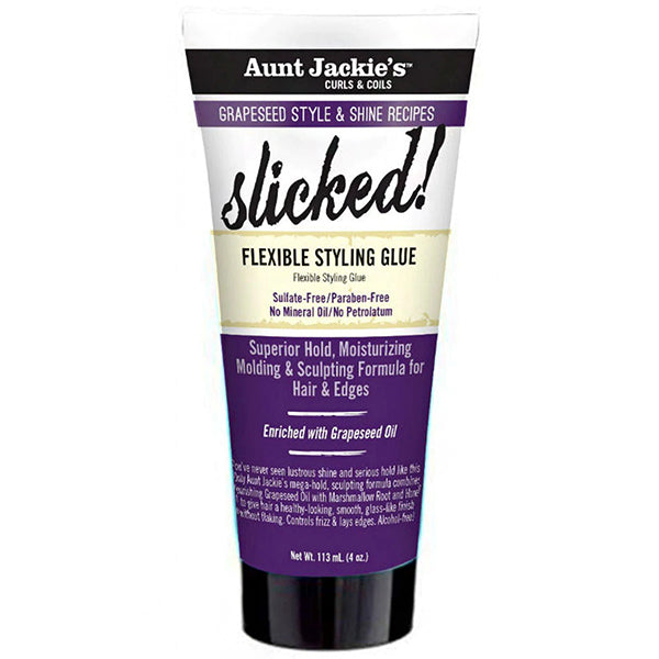 Aunt Jackie''s C & C Grapeseed Style Slicked Flexible Styling Glue 4oz