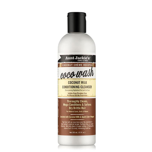 Aunt Jackie''s Coco Wash Coconut Milk Conditioning Cleanser 12oz