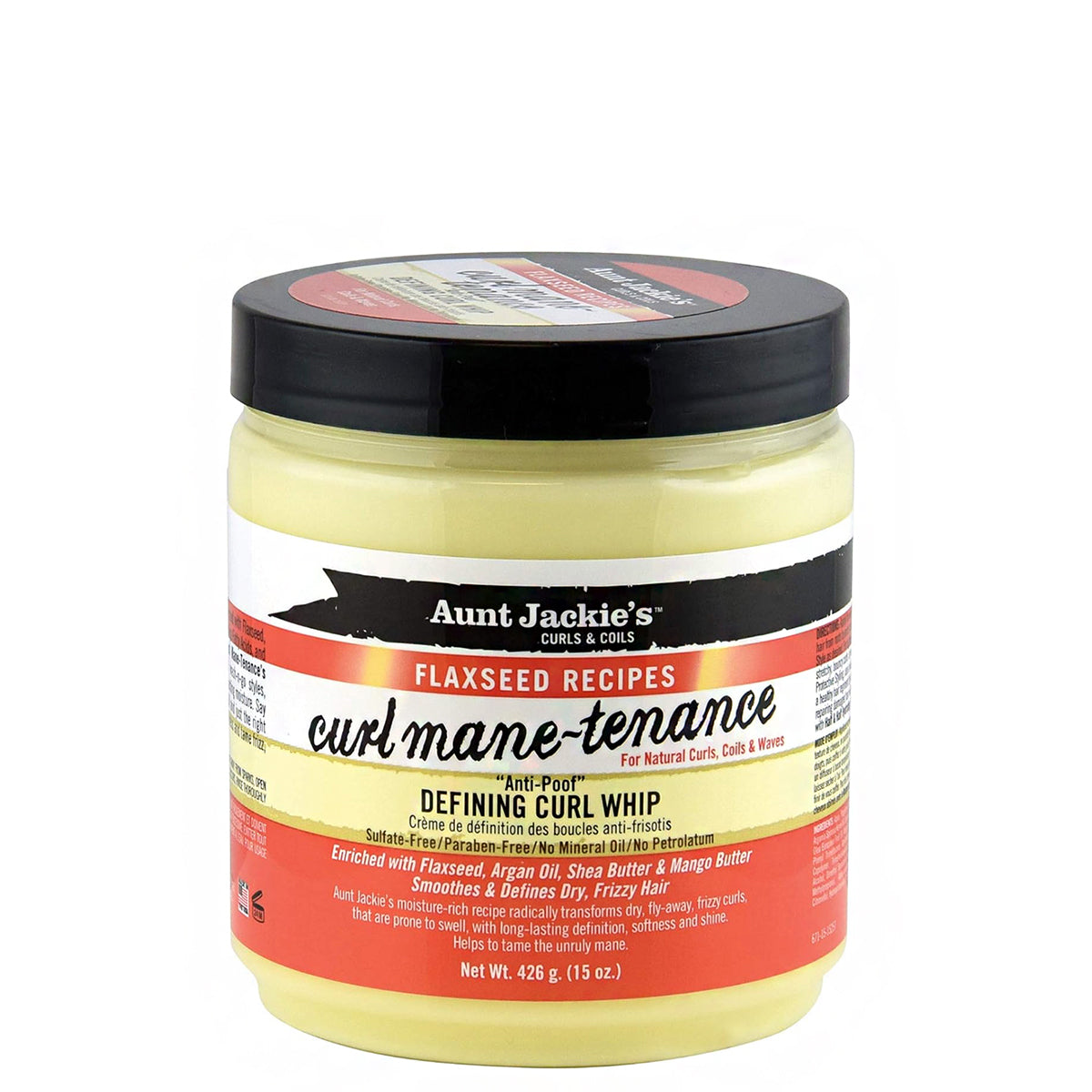 Aunt Jackie's Curl Mane-Tenance Defining Curl Whip 15oz