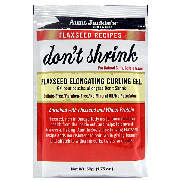 Aunt Jackie's Don’t Shrink Flaxseed Elongating Curling Gel 1.75oz