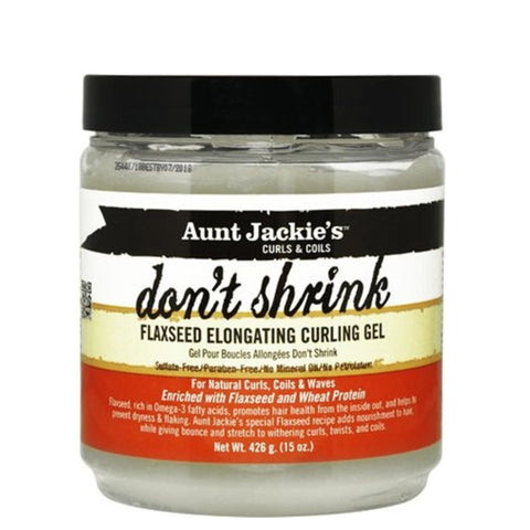 Aunt Jackie's Don’t Shrink Flaxseed Elongating Curling Gel 15oz