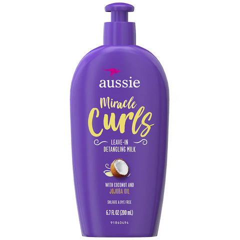 Aussie Miracle Curls Leave-In Detangling Milk 6.7oz