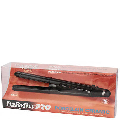 BaByliss PRO 1\" Porcelain Ceramic Straightening Flat Iron #BABP9557