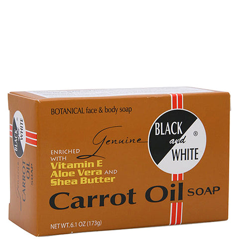 Black and White Carrot Oil Soap 6.1oz