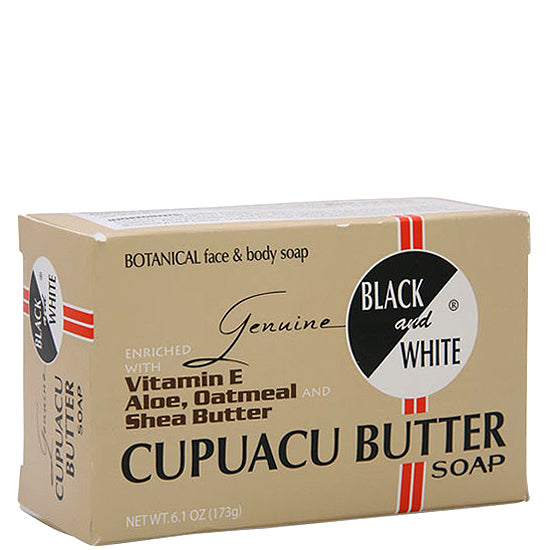 Black and White Cupuacu Butter Soap 6.1oz