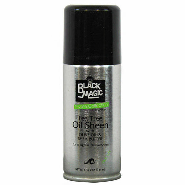 Black Magic Tea Tree Oil Sheen With Olive Oil & Shea Butter Spray 2oz ...