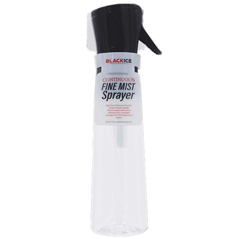 Blackice Professional #BIC033CLE Fine Mist Sprayer Clear Bottle 10oz