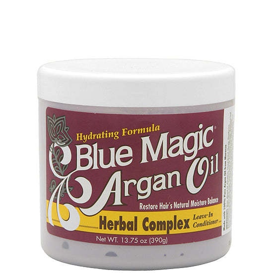 Blue Magic Argan Oil Herbal Complex Leave In Conditioner 13.75oz