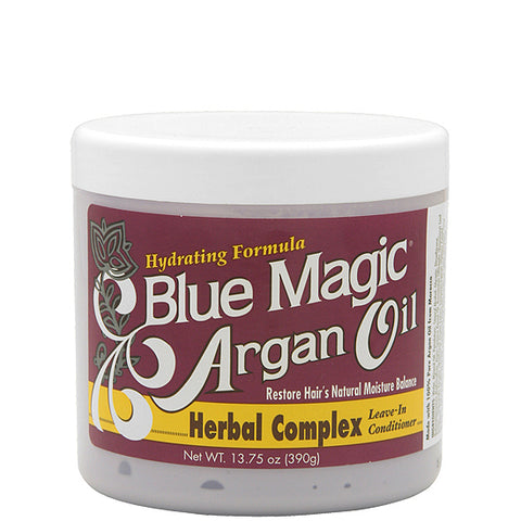 Blue Magic Argan Oil Herbal Complex Leave In Conditioner 13.75oz