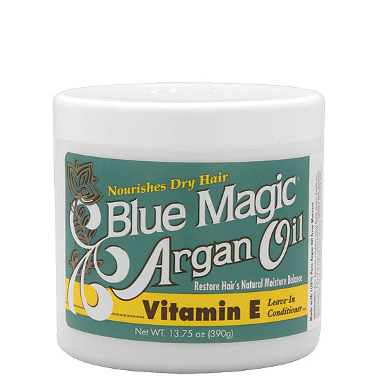 Blue Magic Argan Oil Vitamin-E Leave-In Conditoner 13.75oz