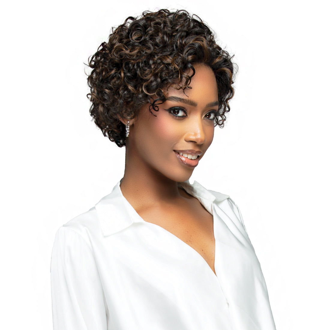 Bobbi Boss 100% Unprocessed Human Hair Lace Front Wig - BNL002 ELENA