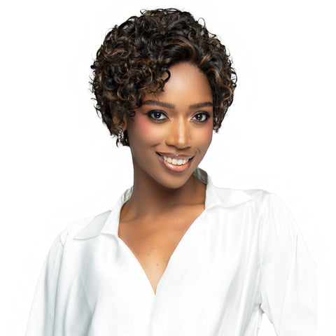 Bobbi Boss 100% Unprocessed Human Hair Lace Front Wig - BNL002 ELENA