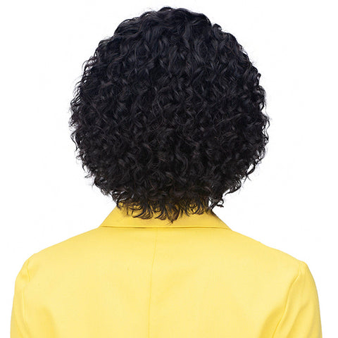 Bobbi Boss Human Hair Wet & Wavy HD Lace  Wig MHLF653 HARRIET