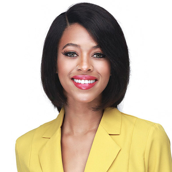Bobbi Boss Human Hair Wet & Wavy HD Lace  Wig MHLF653 HARRIET