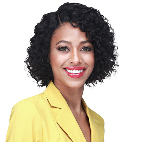 Bobbi Boss Human Hair Wet & Wavy HD Lace  Wig MHLF653 HARRIET