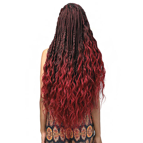 Bobbi Boss Synthetic Pre Feathered Braid - 3X KING TIPS BODY WAVE 28