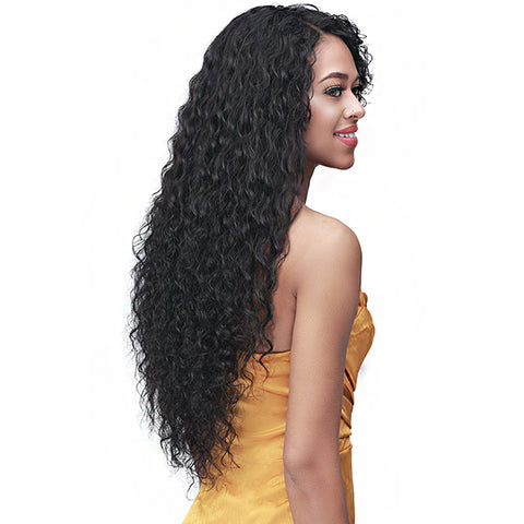 Bobbi Boss Unprocessed Remy Human Hair Wet & Wavy Wig MH1323 CAROLYN