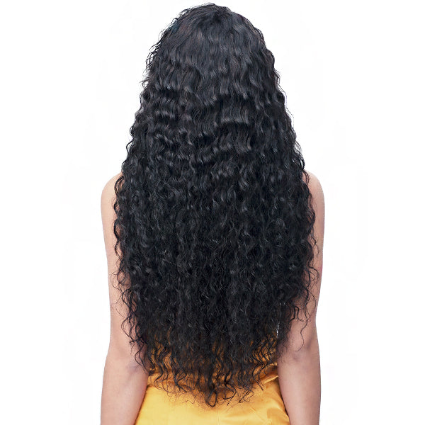 Bobbi Boss Unprocessed Remy Human Hair Wet & Wavy Wig MH1323 CAROLYN