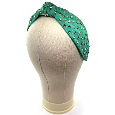 Bon Chunky Rhinestone Knotted Hard Headband