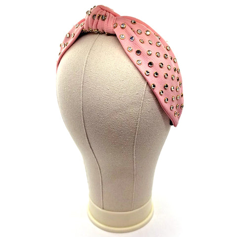 Bon Chunky Rhinestone Knotted Hard Headband
