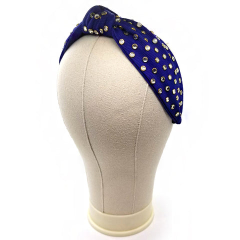 Bon Chunky Rhinestone Knotted Hard Headband