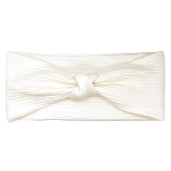 Bon Knotted Wide Knit Turban Headband