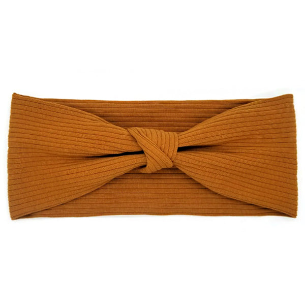 Bon Knotted Wide Knit Turban Headband