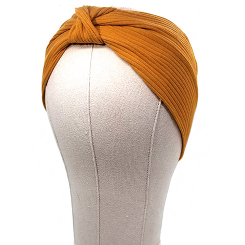 Bon Knotted Wide Knit Turban Headband