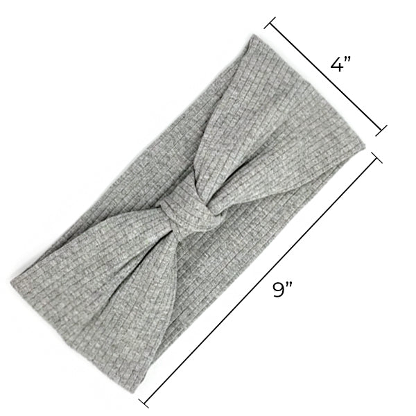 Bon Knotted Wide Knit Turban Headband