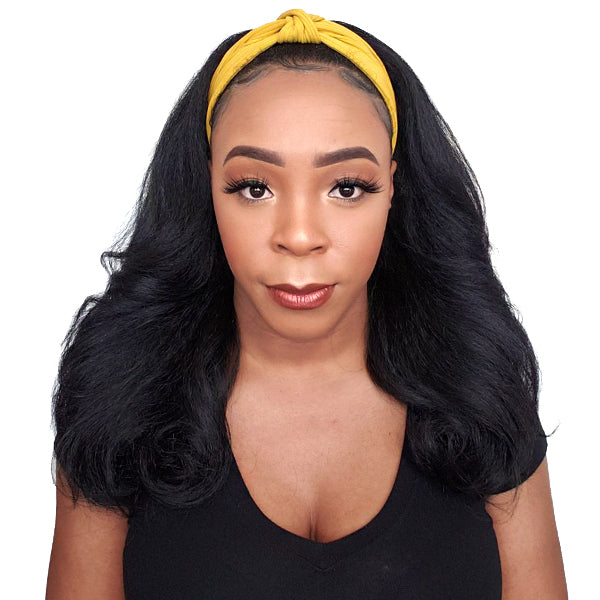 Bon Knotted Wide Knit Turban Headband