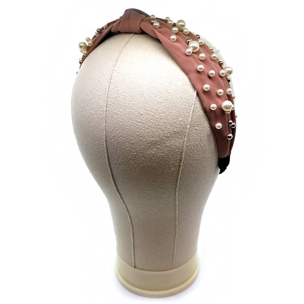Bon Pearl Knotted Hard Headband