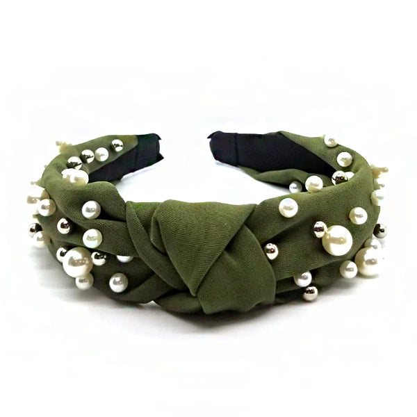 Bon Pearl Knotted Hard Headband