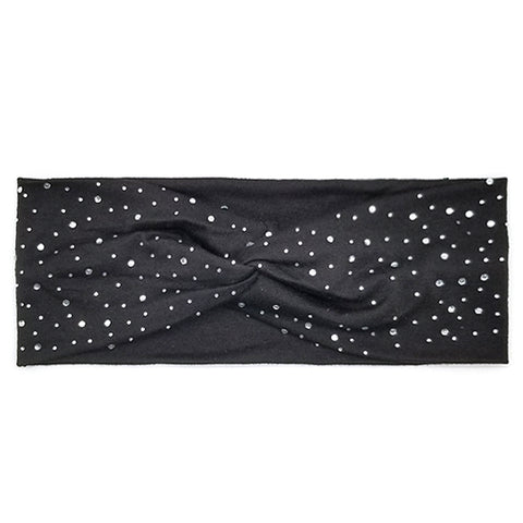 Bon Rhinestone Criss Cross Turban Headband